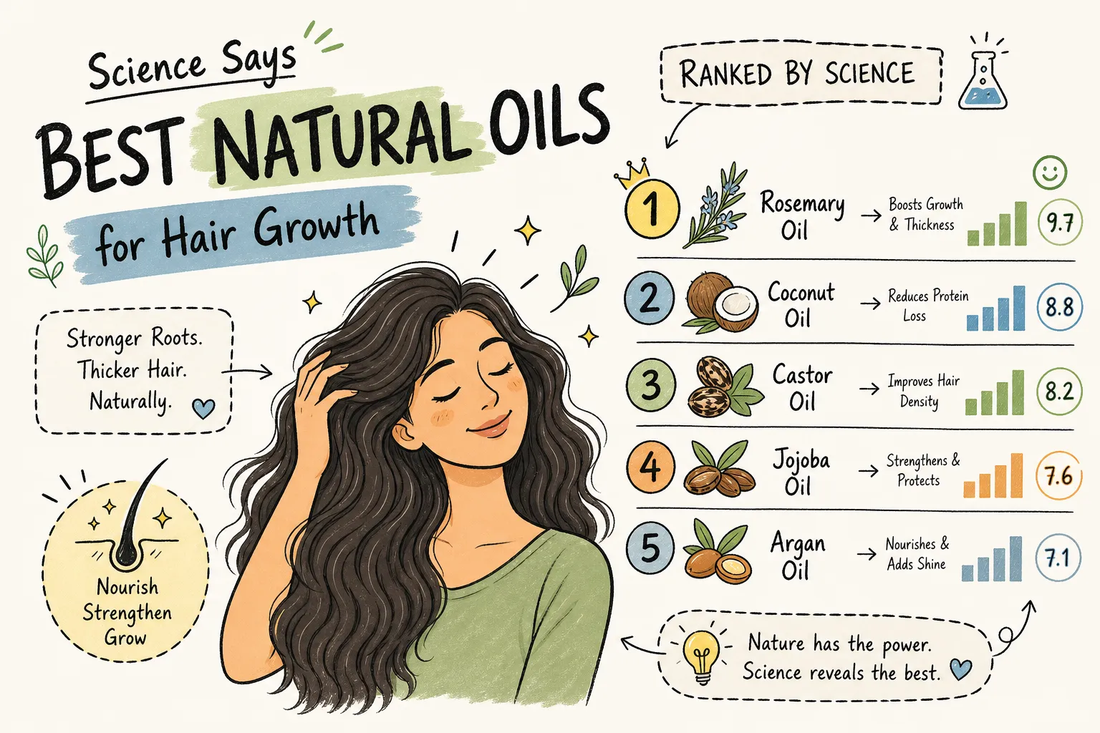 Best Natural Oils for Hair Growth, Ranked by Science