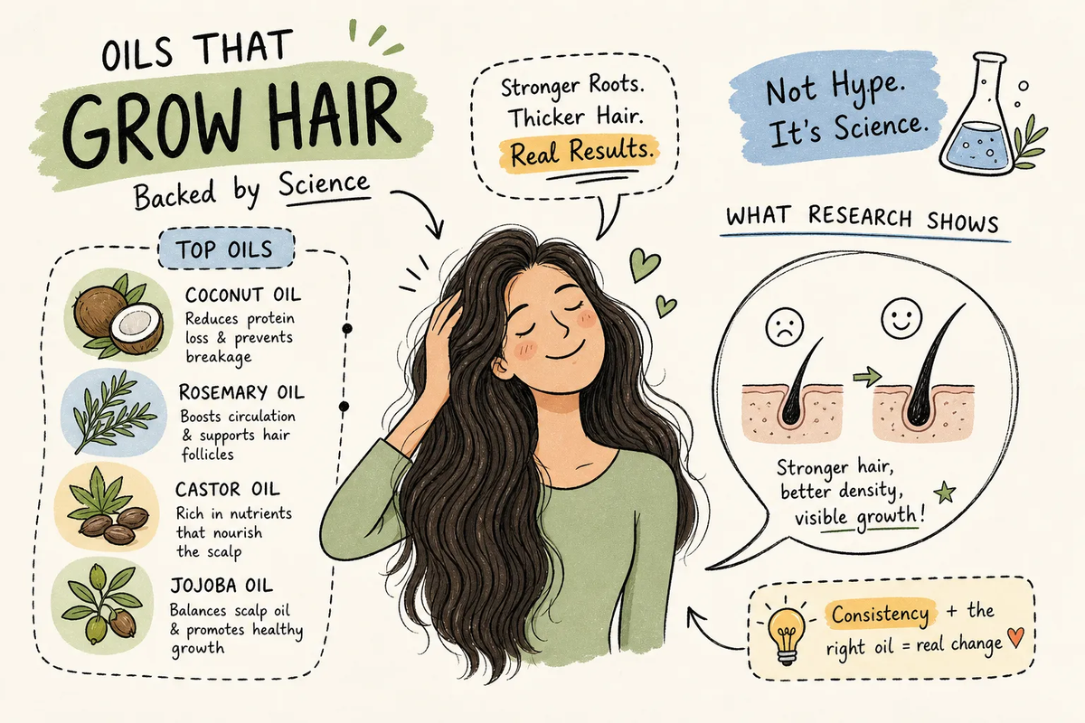 Best Natural Oils for Hair Growth, Ranked by Science